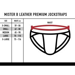 Mr B - Mister B Jockstrap en cuir Mister B Noir
